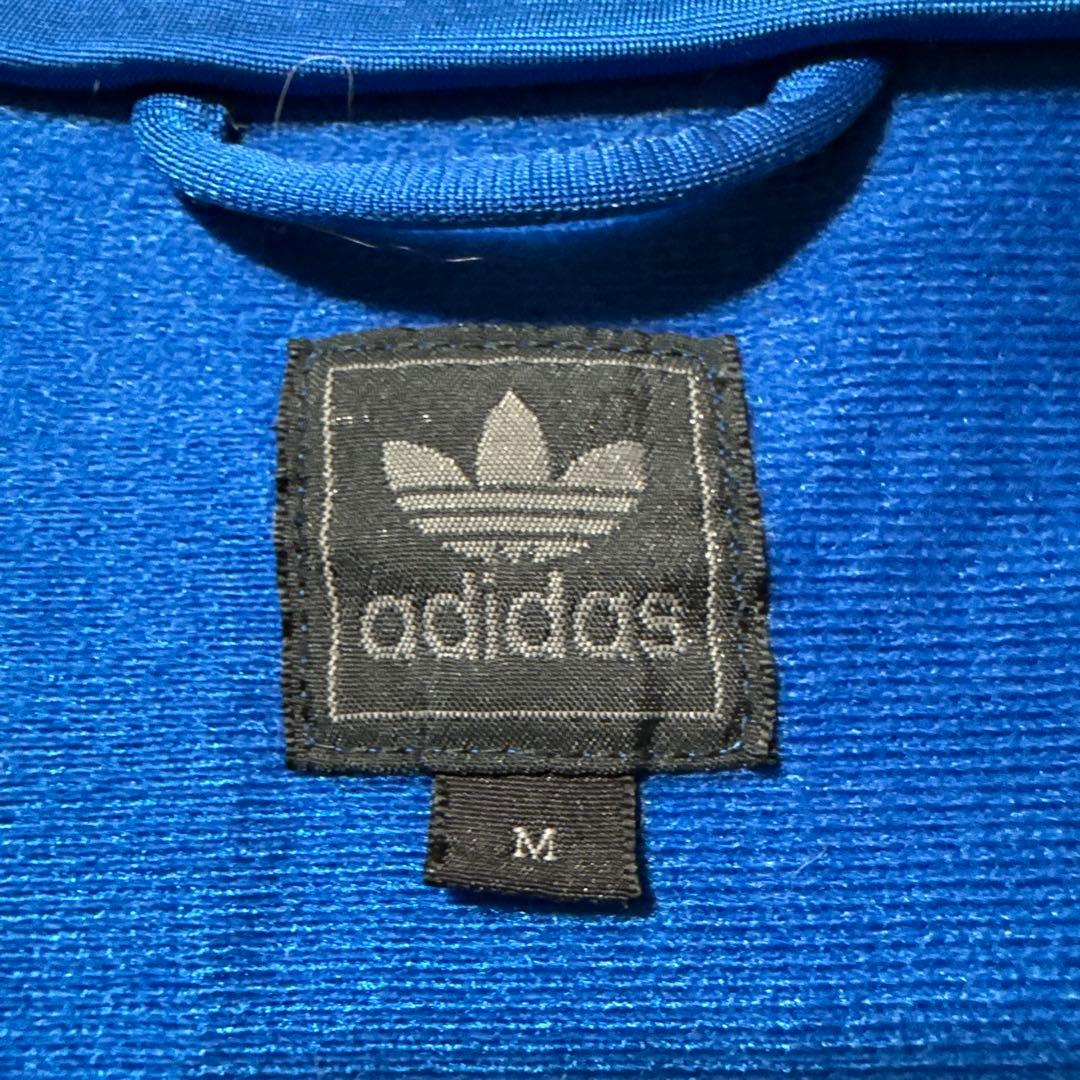 00s adidas トラックジャケット ファイヤーバード L 青×赤 ジャージ