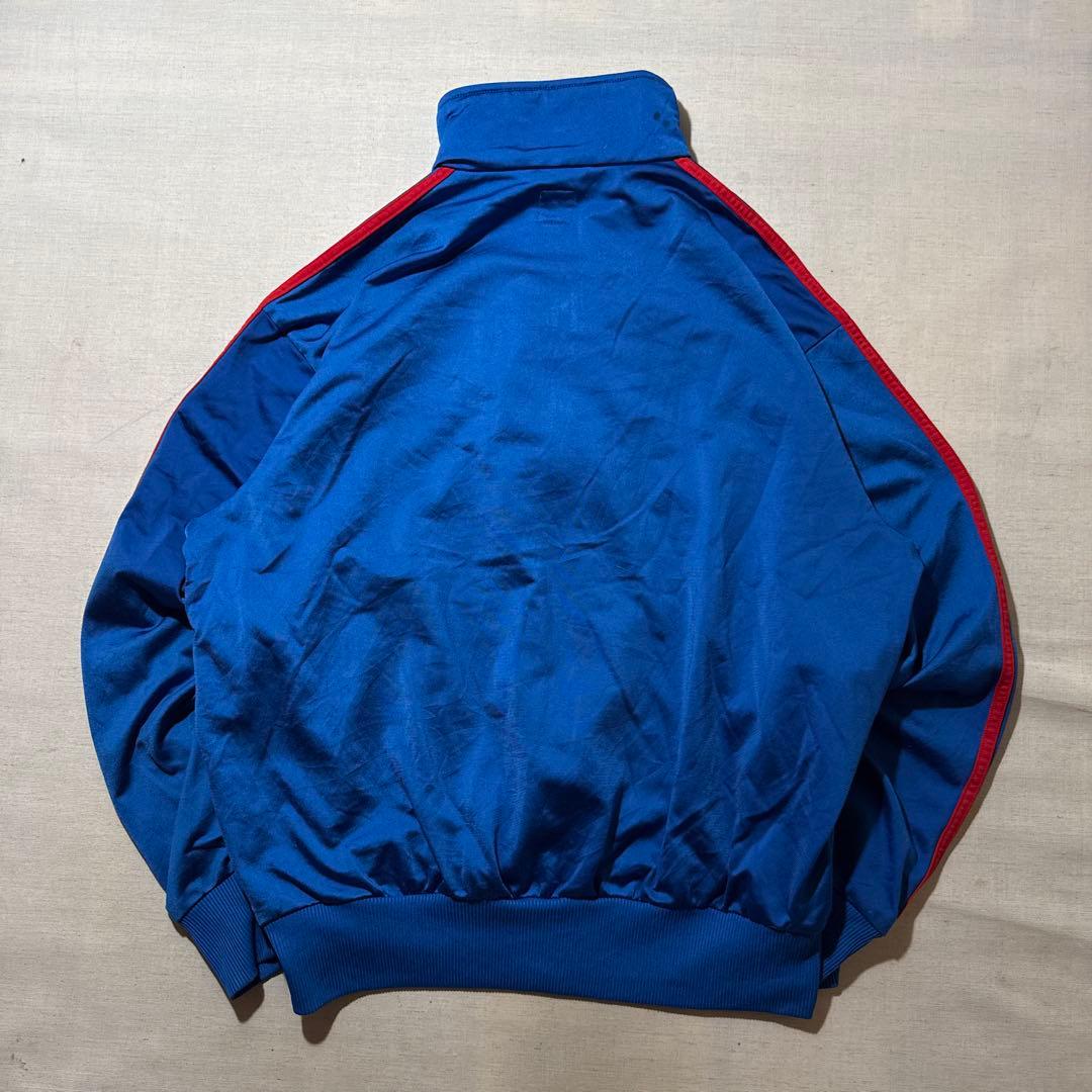 00s adidas トラックジャケット ファイヤーバード L 青×赤 ジャージ