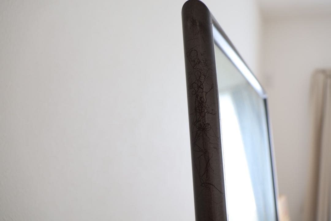 タヌキさん専用スタンドミラー　姿見　鏡　アンティーク調　ミラー