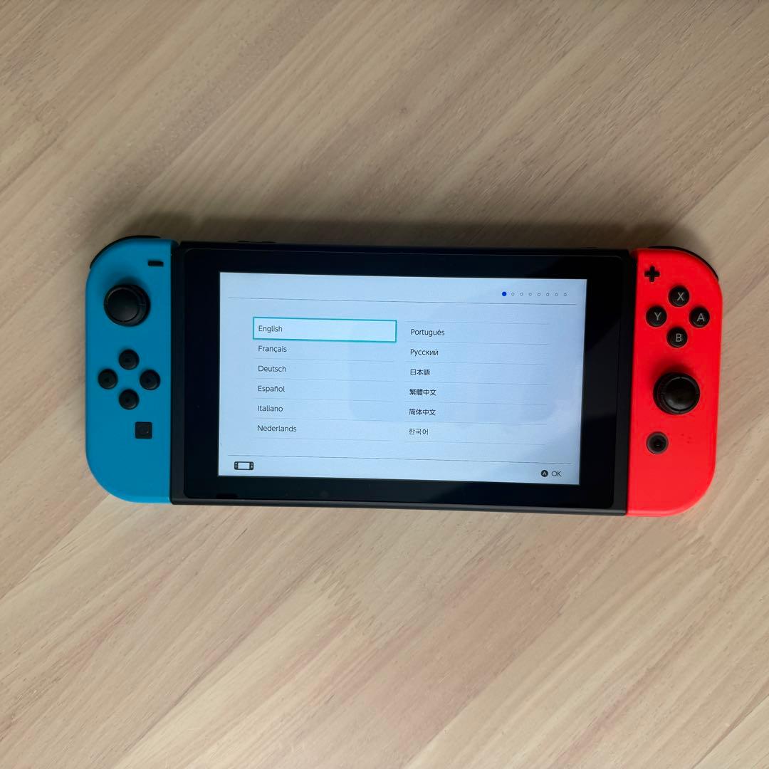 Nintendo Switch 本体 青/赤 箱なし