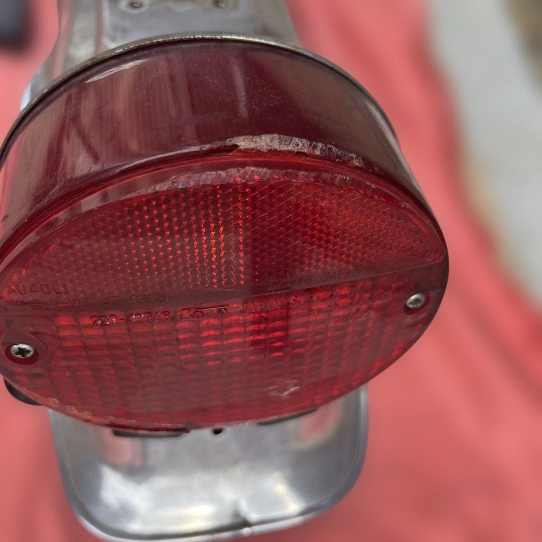 Z1 Z2 純正　リアフェンダー　テールランプ付き　ヤレ　19