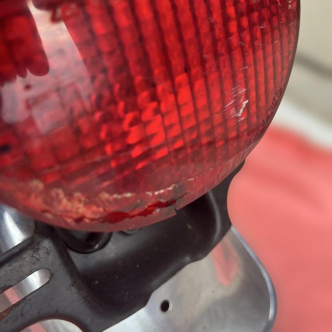 Z1 Z2 純正　リアフェンダー　テールランプ付き　ヤレ　19