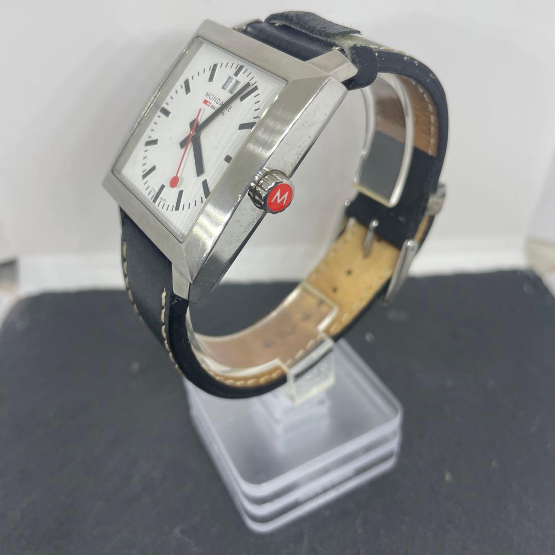 MONDAINE クォーツ腕時計 スクエア