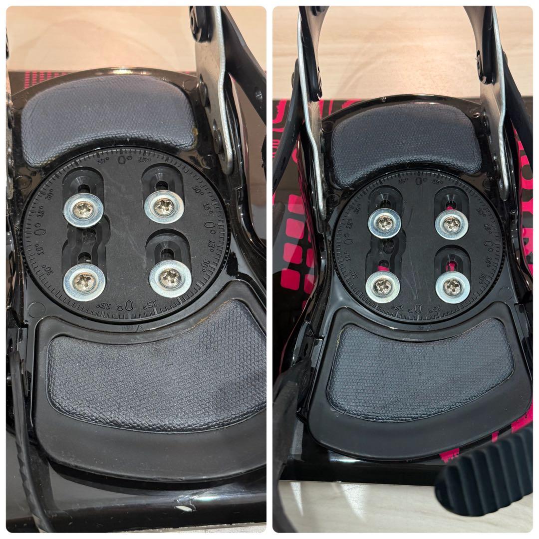 JOYRIDE 4点セット　スノーボード 黒/ピンク　145cm