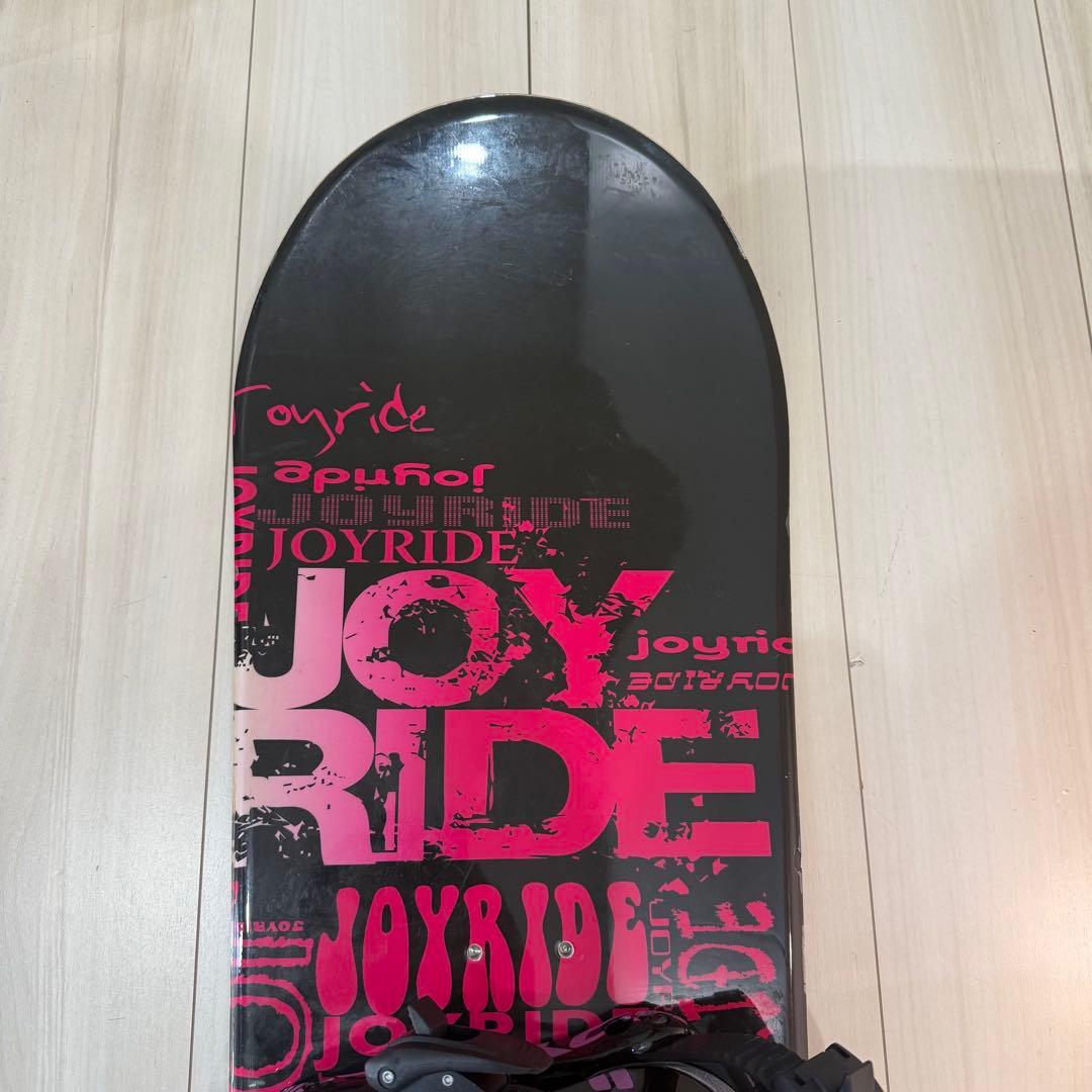 JOYRIDE 4点セット　スノーボード 黒/ピンク　145cm