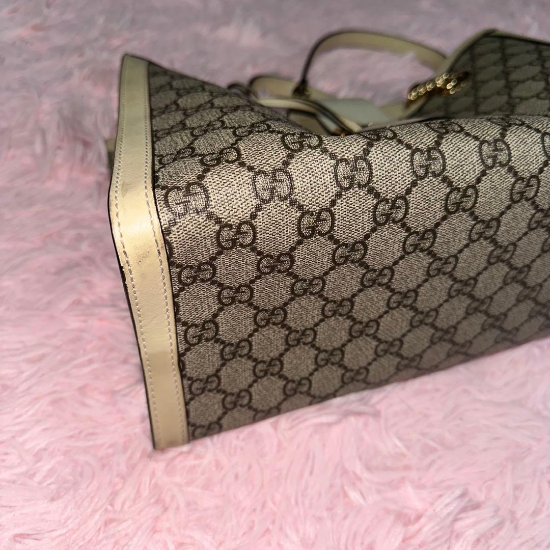 [2月末まで販売／値下げ可] GUCCI GGキャンバス トートバッグ