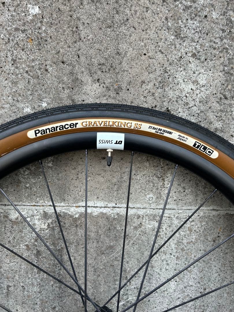 dtswiss g1800 spline 650B グラベルキングSSセット