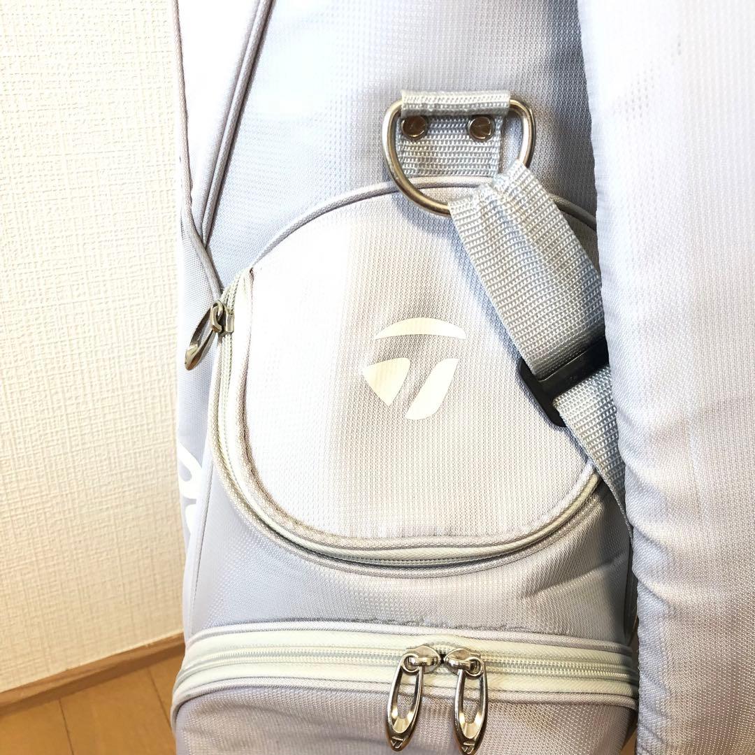 【TaylorMade 】テーラーメイド　キャディバッグ グレー/グリーン