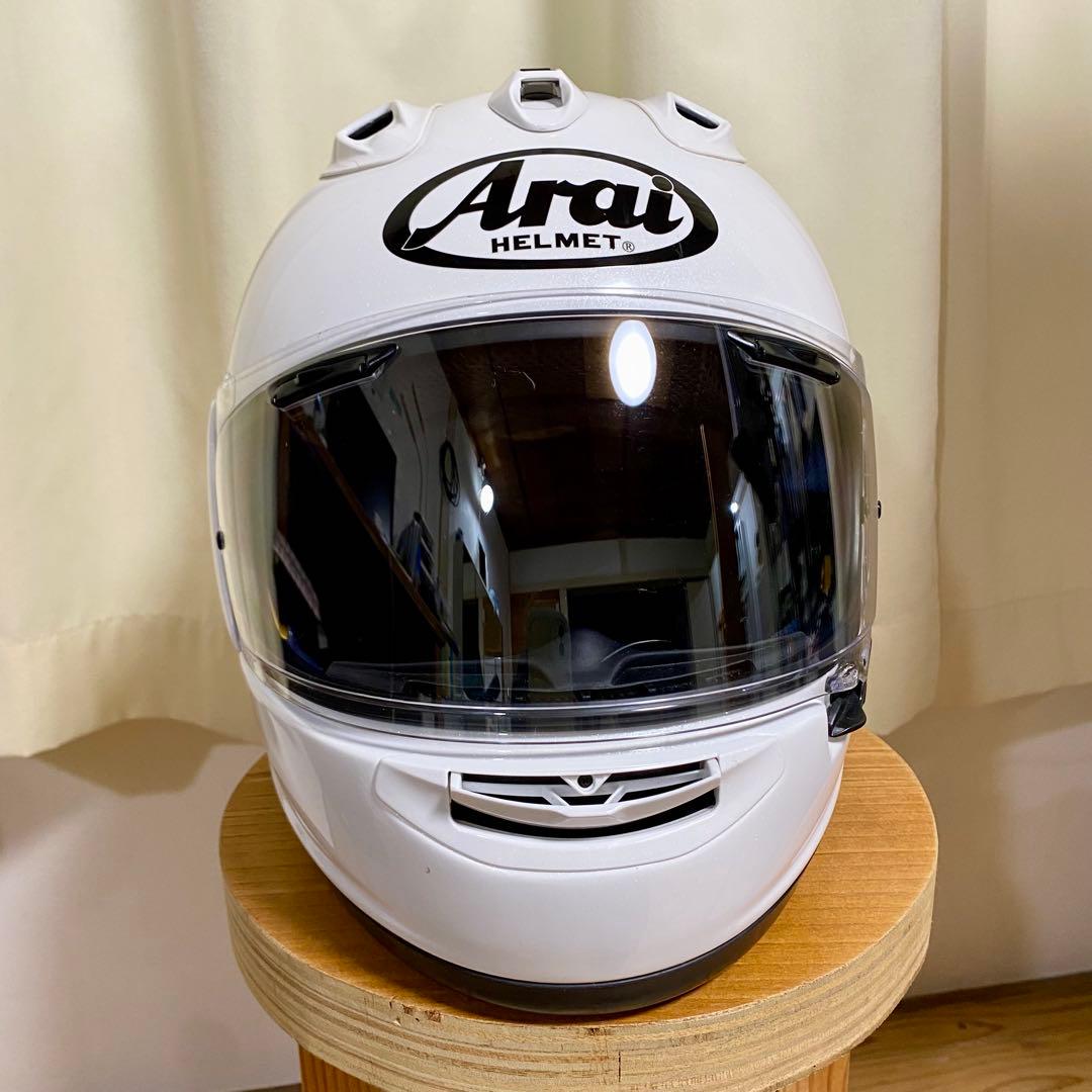 【美品】Arai RX-7 フルフェイスヘルメット ホワイト