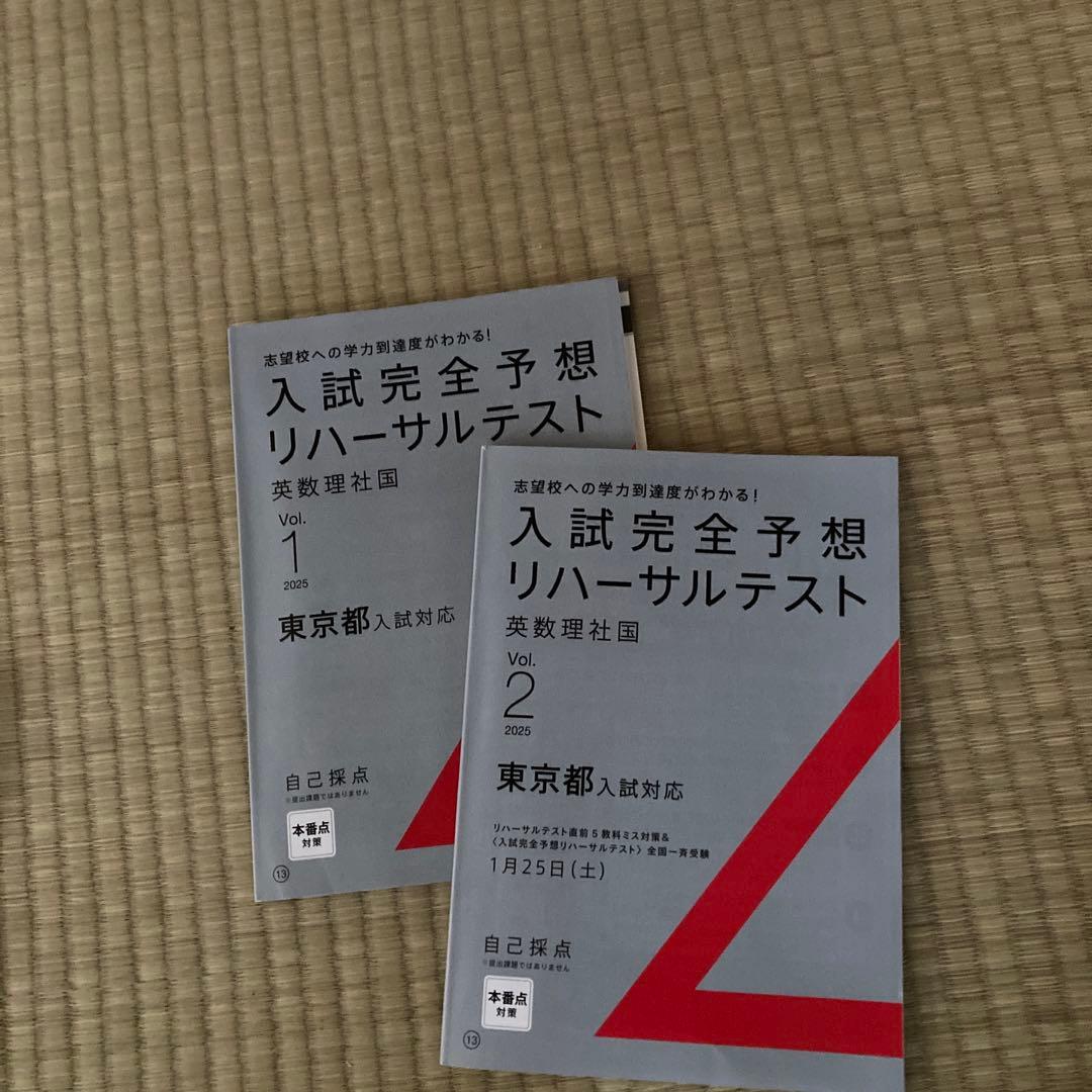 進研ゼミチャレンジ中学3年、東京受験対応