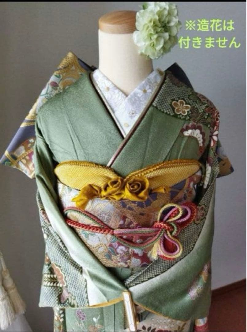 振袖☆古典柄☆6点セット 正絹フルセット　成人式