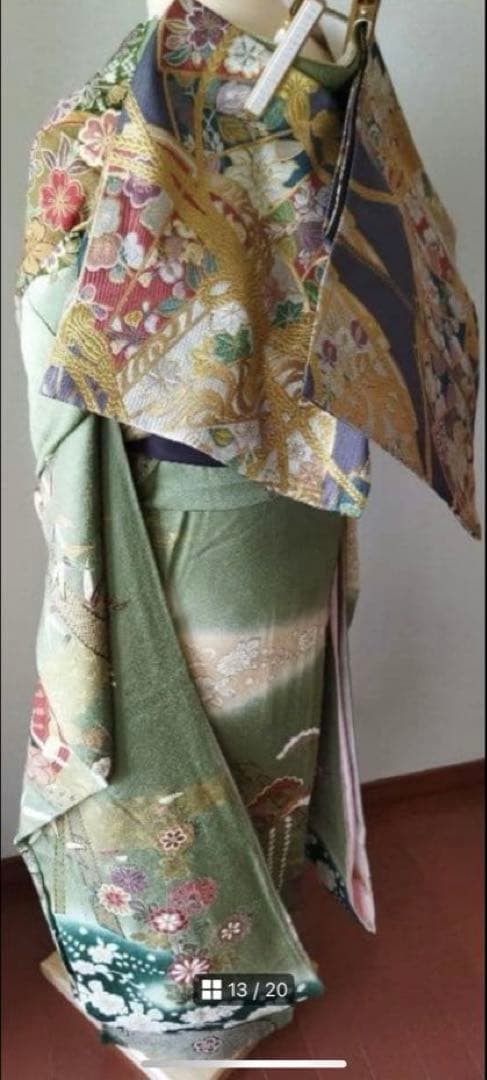 振袖☆古典柄☆6点セット 正絹フルセット　成人式