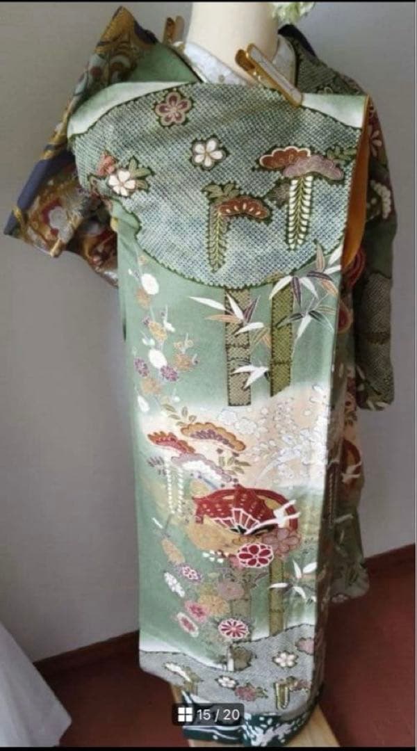 振袖☆古典柄☆6点セット 正絹フルセット　成人式