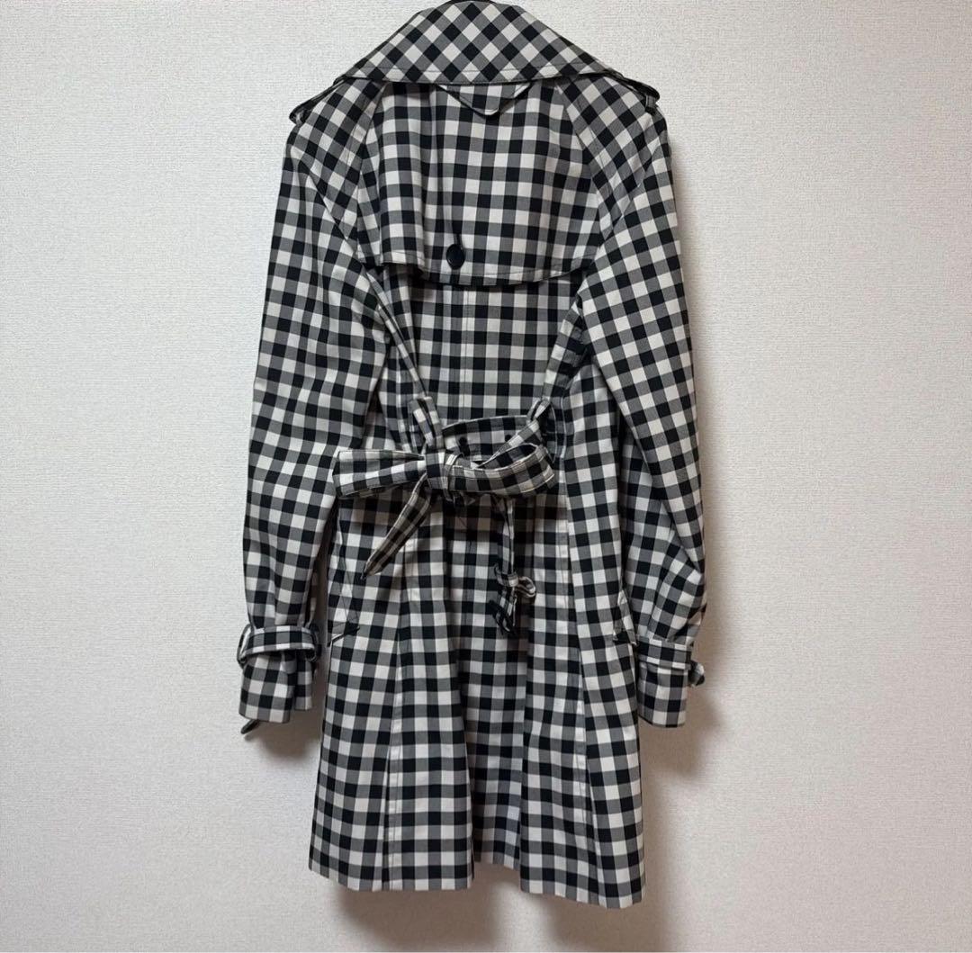 Coach ギンガムチェック　ダブルブレスト トレンチコート　04 M L