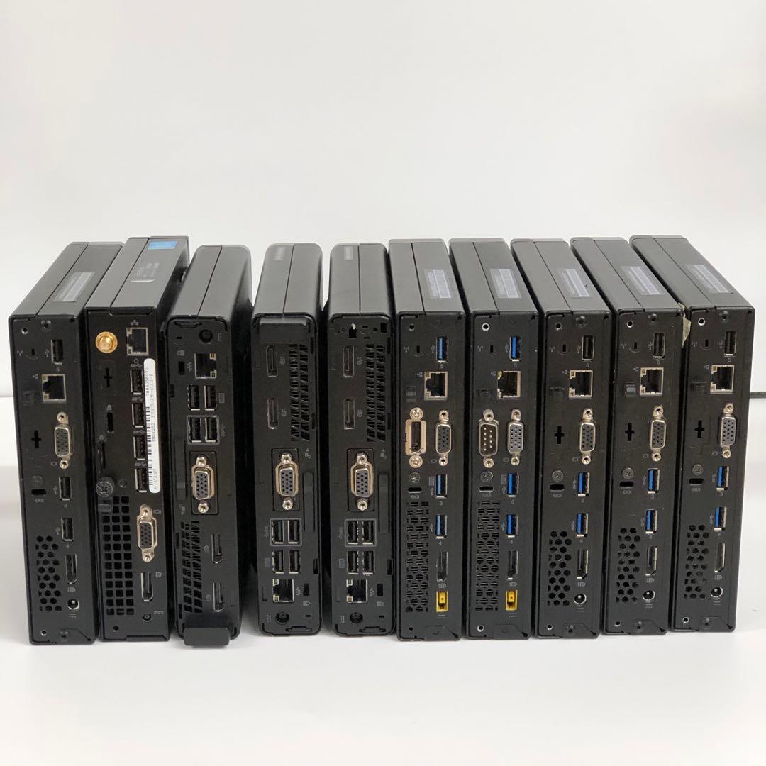 【ミニPCセット】ThinkCentre・HP・Dell 各種モデル 10台