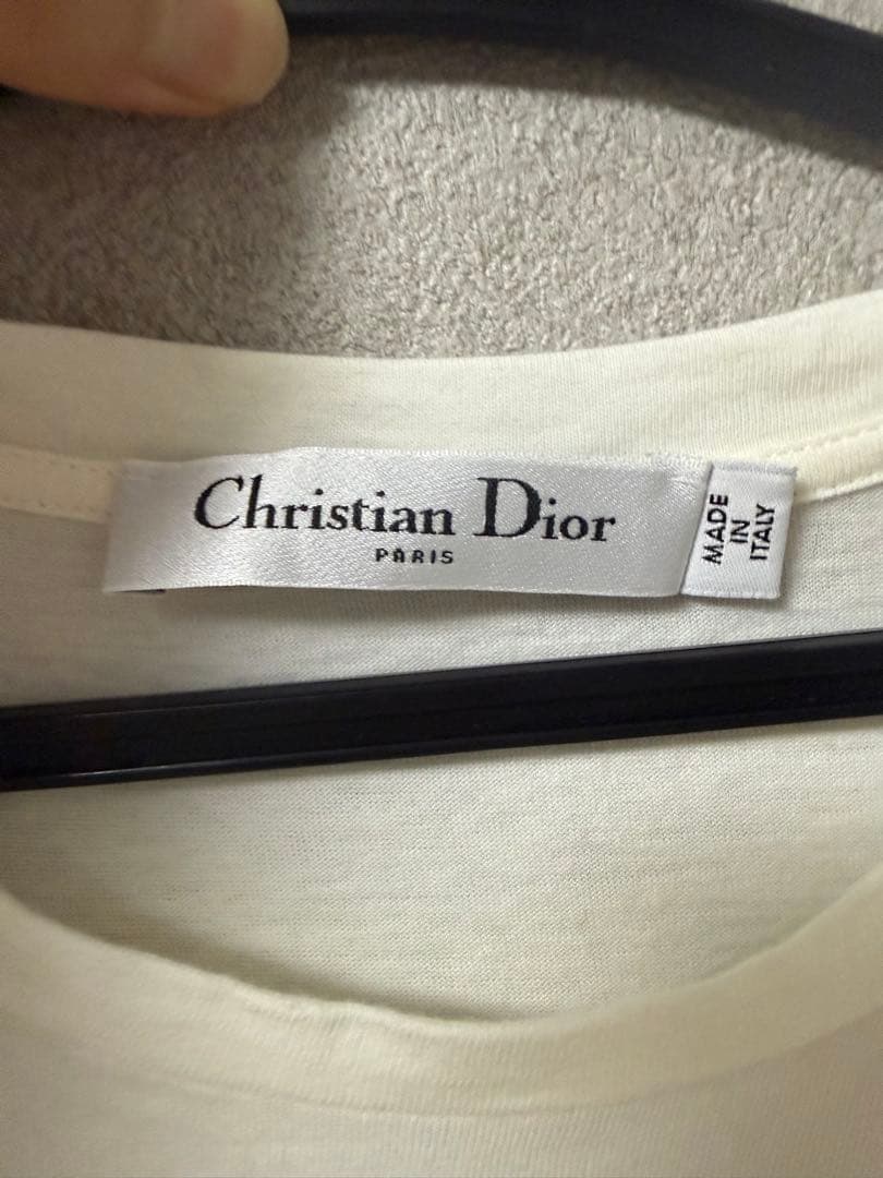 Christian Dior ロゴ Tシャツ アイボリー