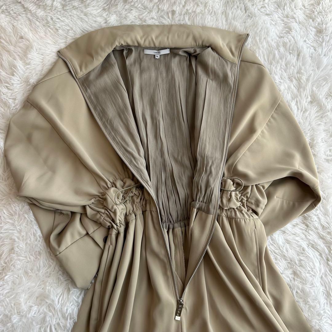 25年SS UN3D.アンスリードWAVE SHIRRING JUMP SUIT