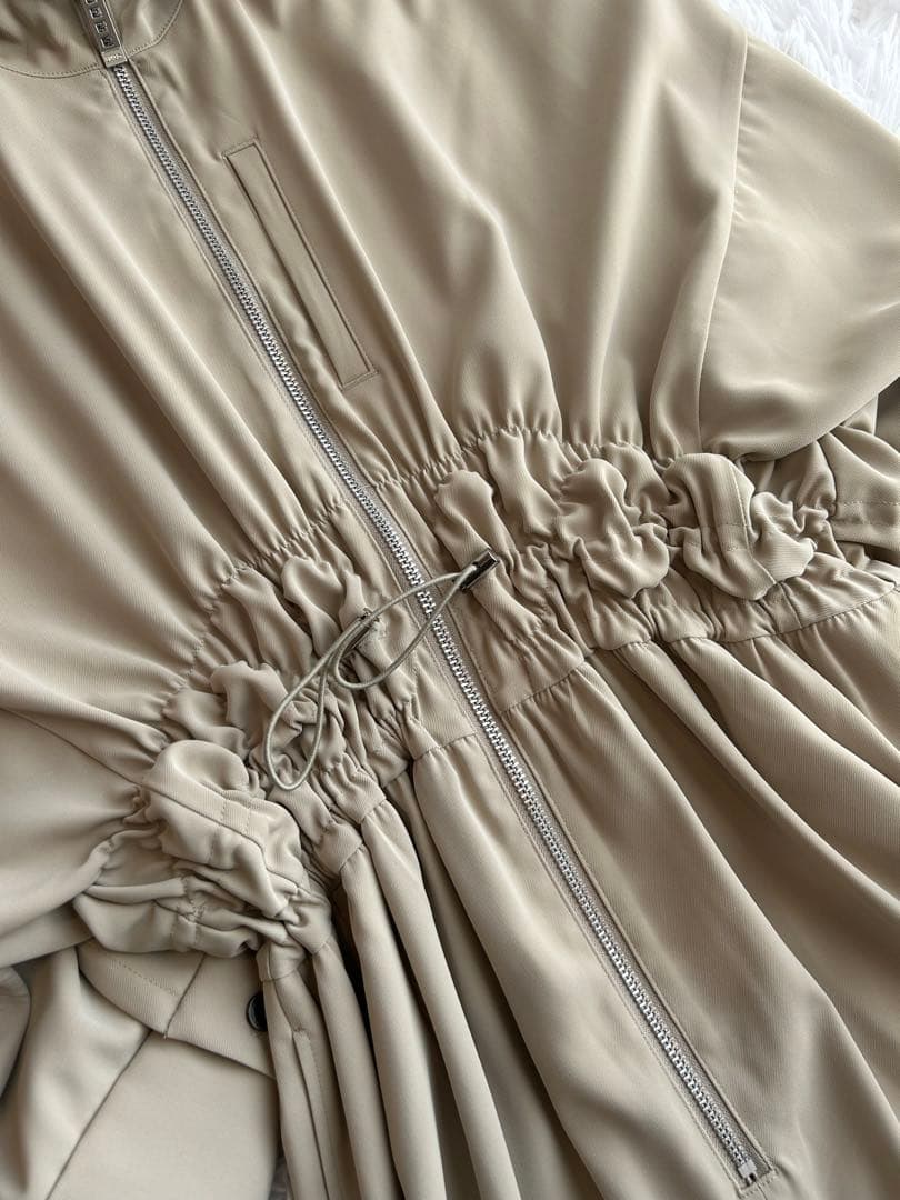 25年SS UN3D.アンスリードWAVE SHIRRING JUMP SUIT