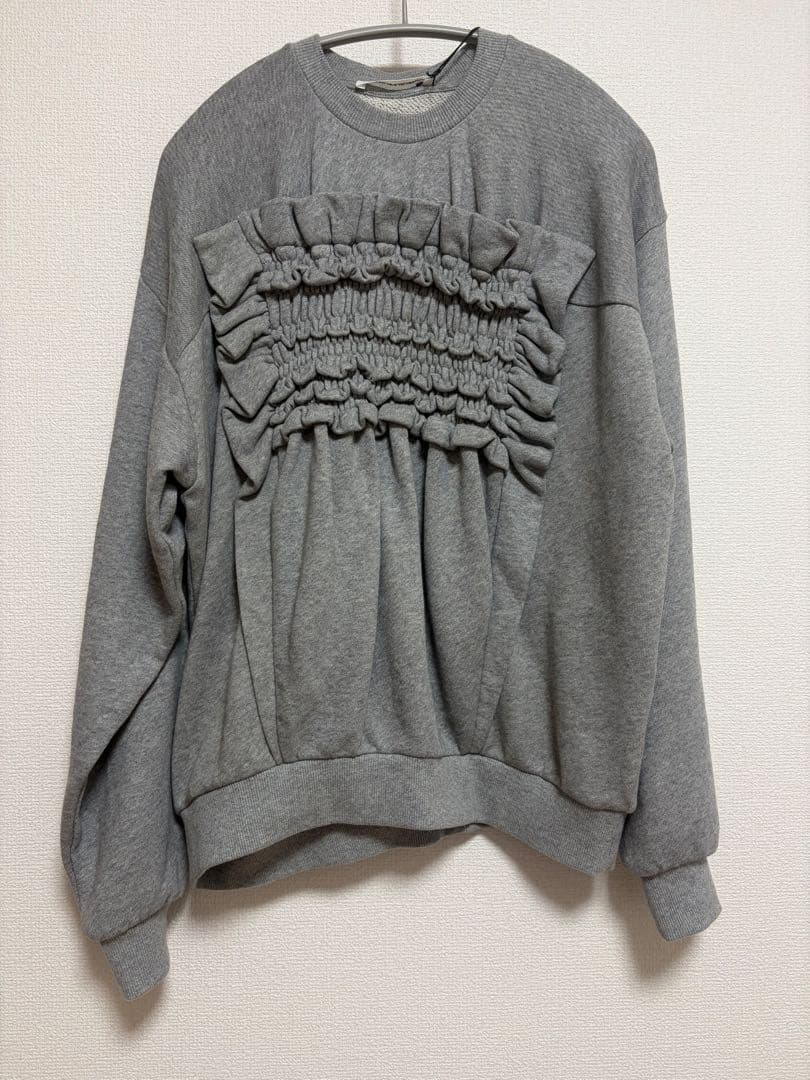 み*こ様 【美品】cecilie bahnsen スウェット　グレー　XS