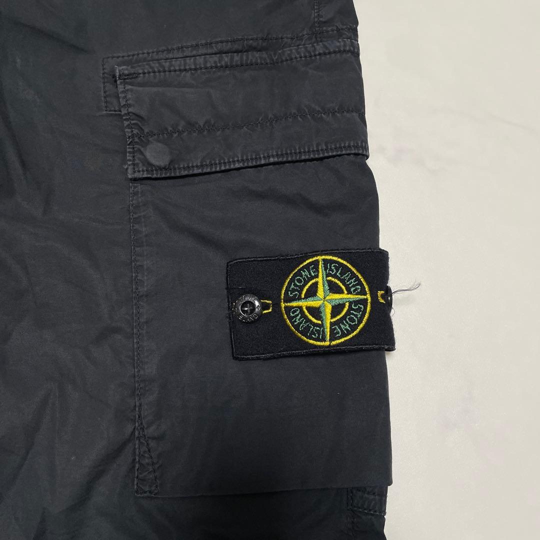 STONE  CARGO PANTS W33 ”BLACK”