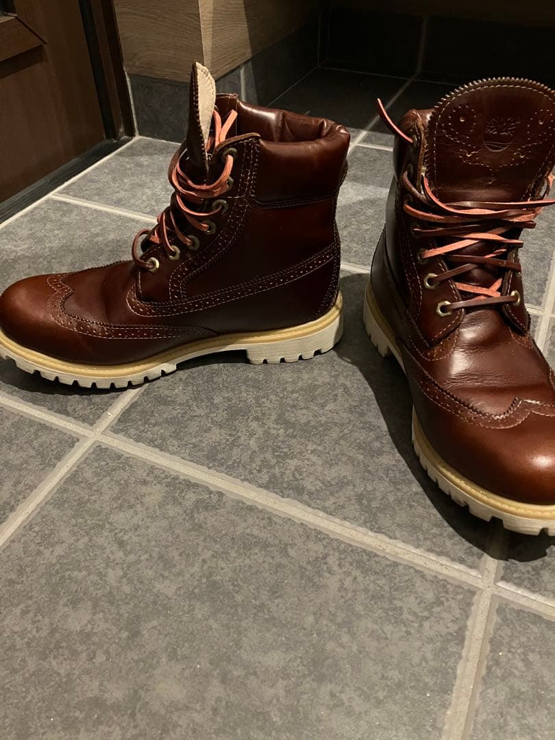希少　Timberland ブラウン ワークブーツ