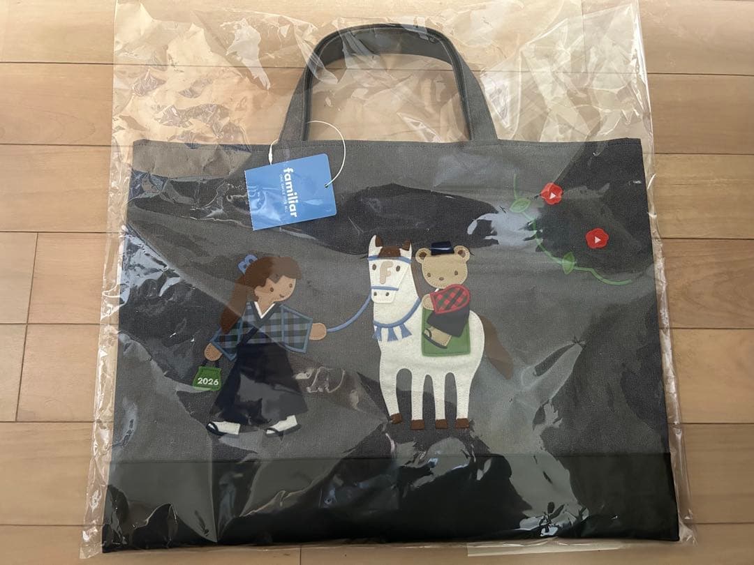 ファミリア デニムバッグ〈BEAMS JAPAN × familiar〉