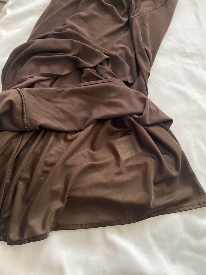 ワンピース Gucci brown halter neck dress