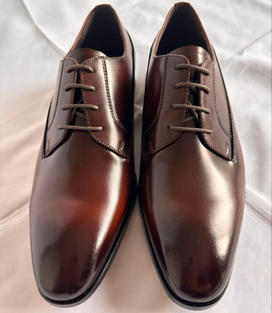 新品 [アントニオ デュカティ] 本革 外羽根 プレーン ビジネスシューズ 26