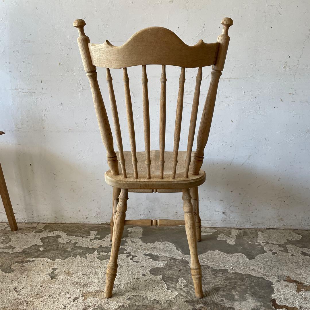 ビンテージ ハイバックダイニングチェア　カフェチェア 剥離 no1