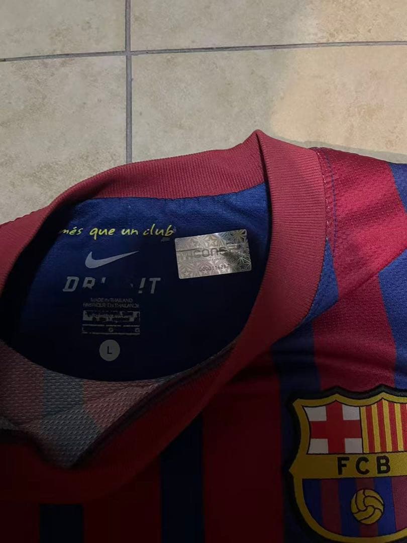 ICONS FCバルセロナ メッシ 直筆サイン入り ユニフォーム 11-12