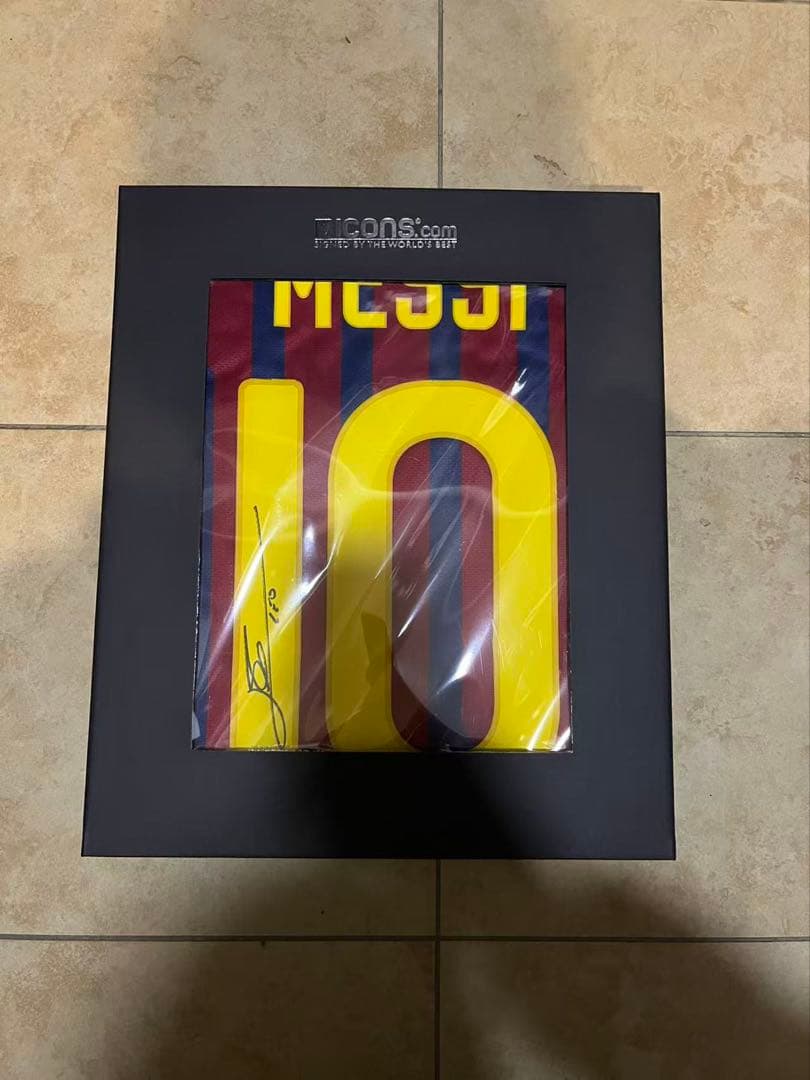 ICONS FCバルセロナ メッシ 直筆サイン入り ユニフォーム 11-12