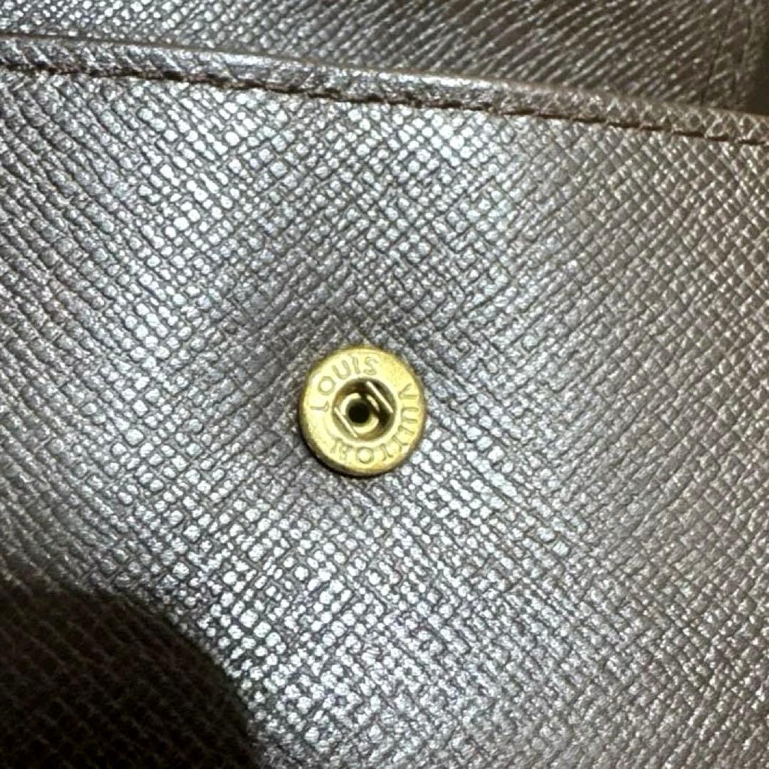 ⑥☆美品☆ダミエ ♪マルコ☆2つ折り財布★ポケットあり