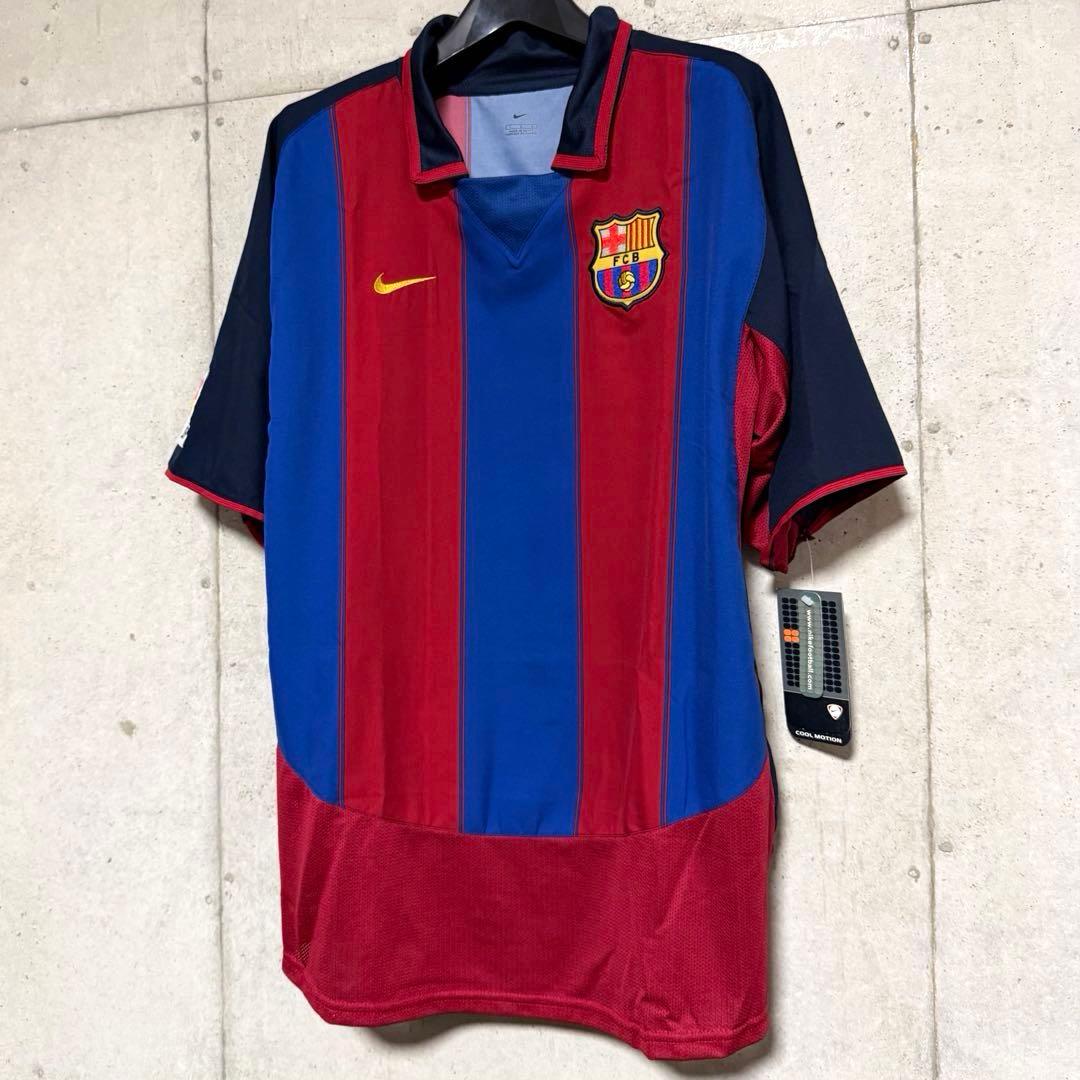【新品/タグ付き】03/04 FCバルセロナ♯10 ロナウジーニョ 【Lサイズ】