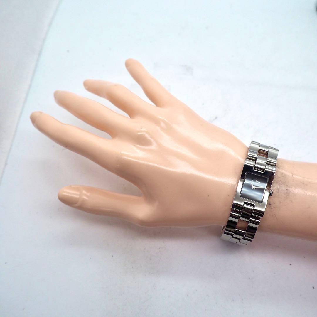 専用58 稼働 GUCCI 箱付き レディース シルバー 2305L ブラック