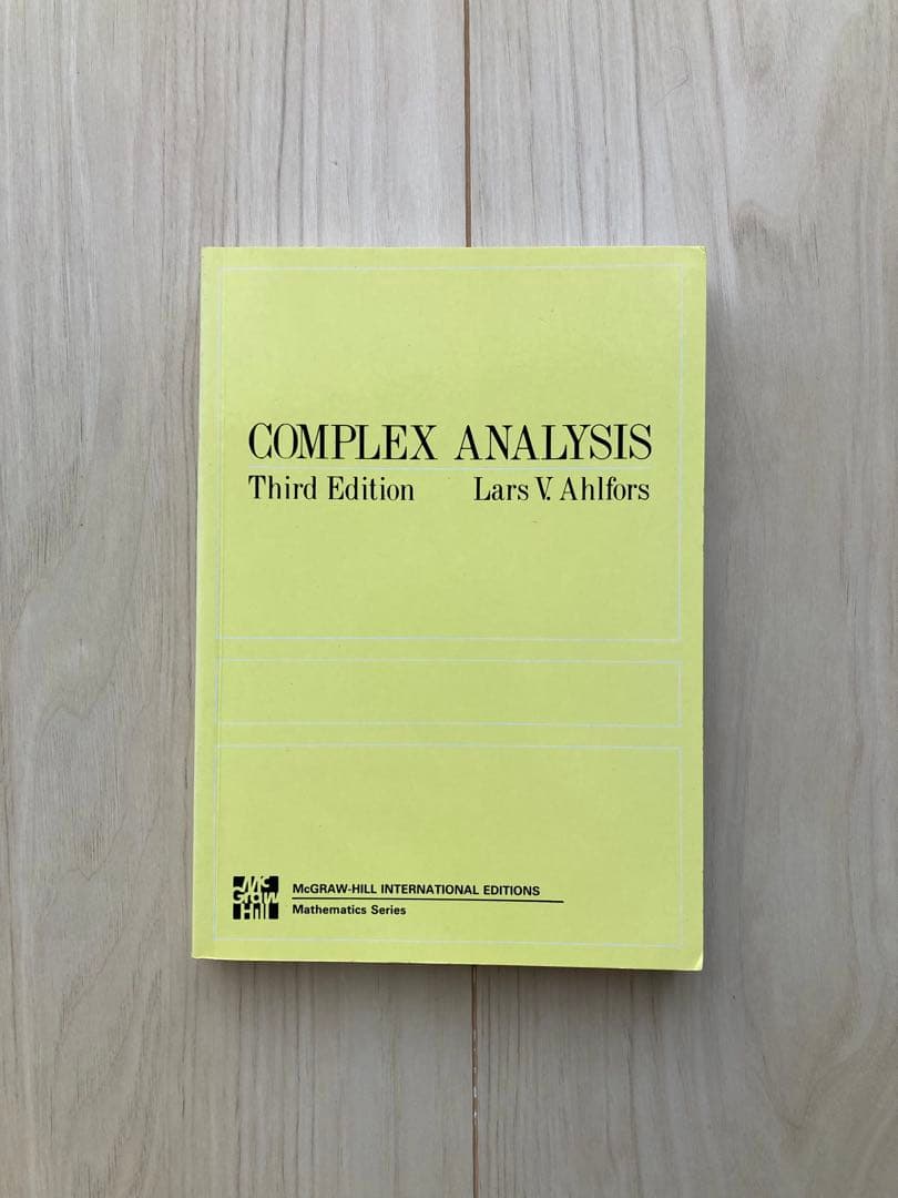 洋書 Complex Analysis Third Edition Ahlfors