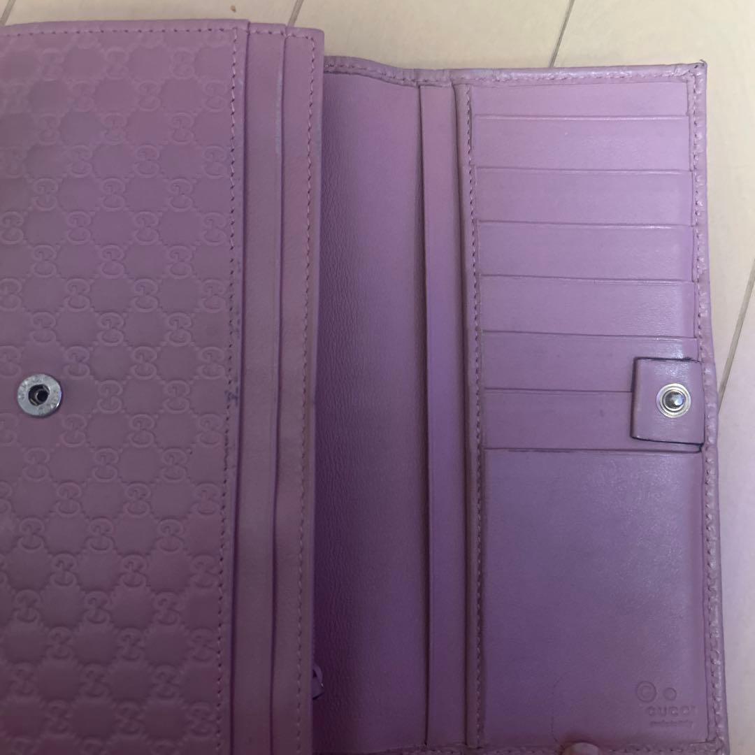 Gucci ピンク 長財布