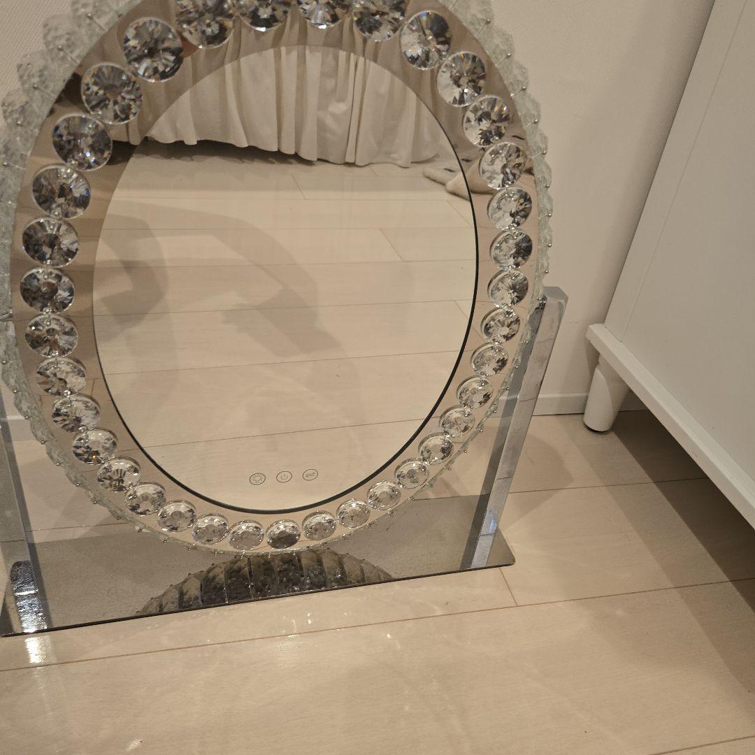 Francfranc ブリエ クリスタル女優ミラー