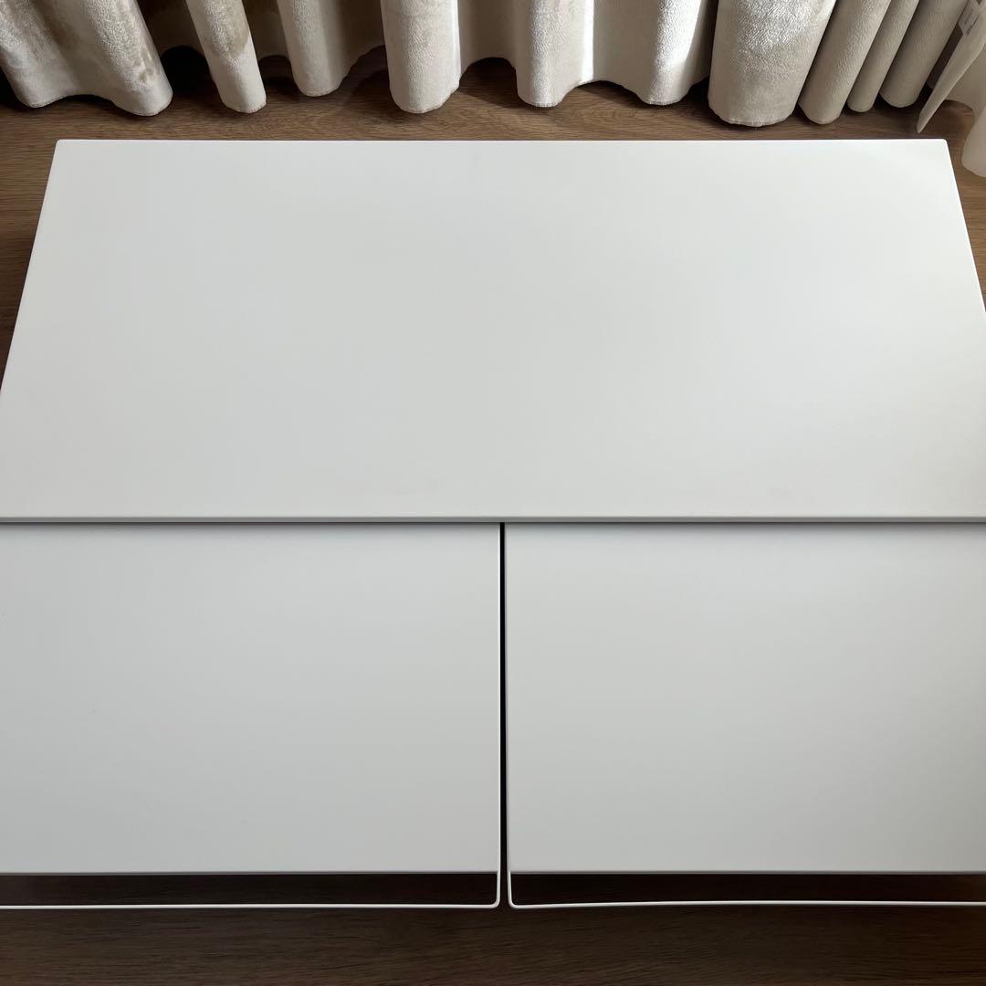 tower ツーウェイキッチン家電下引き出し&スライドテーブル W80 ホワイト