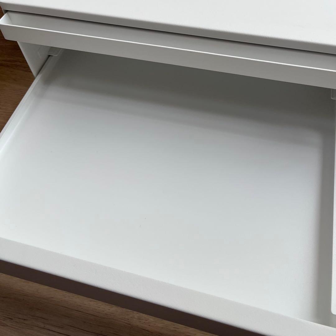 tower ツーウェイキッチン家電下引き出し&スライドテーブル W80 ホワイト