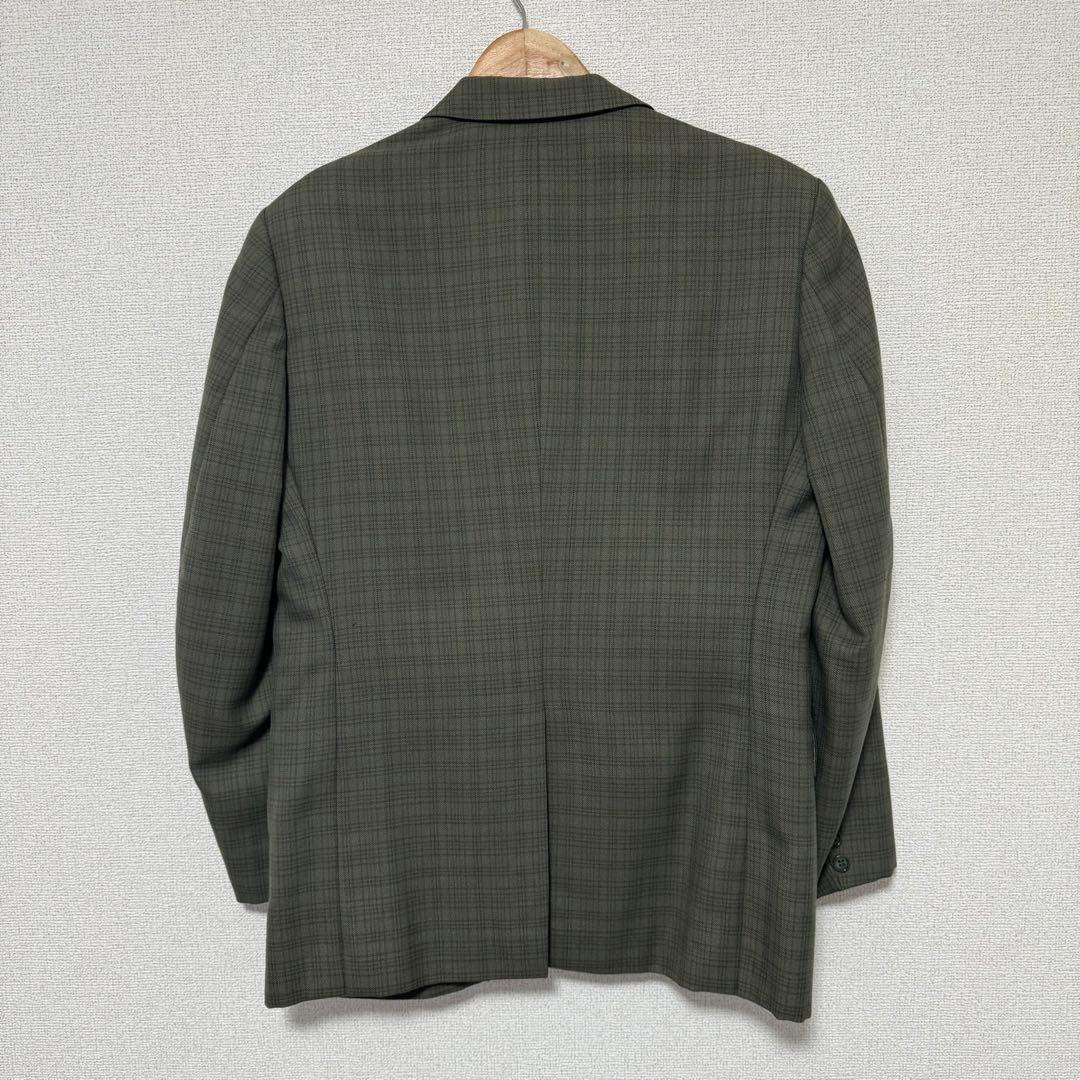 70s イタリア製 セットアップ 一点物 vintage チェック スーツ