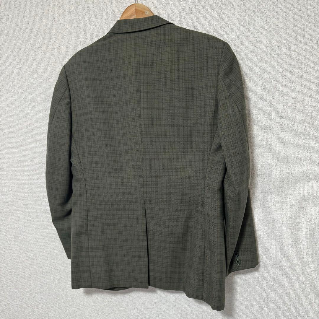 70s イタリア製 セットアップ 一点物 vintage チェック スーツ