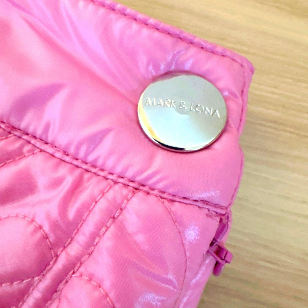 マークアンドロナ　ダウンスカート レディース36 ピンク　インナー付き