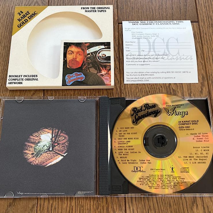 【DCC ゴールドCD】RED ROSE SPEEDWAY
