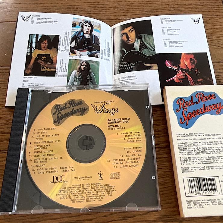 【DCC ゴールドCD】RED ROSE SPEEDWAY