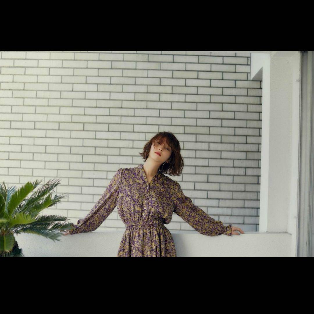 アンティミテ 花柄ロングワンピース