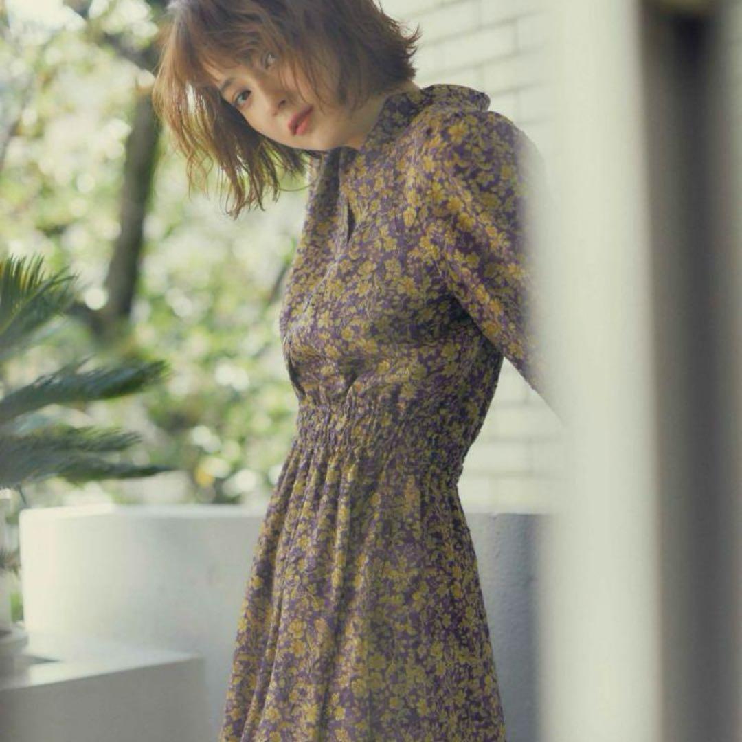 アンティミテ 花柄ロングワンピース