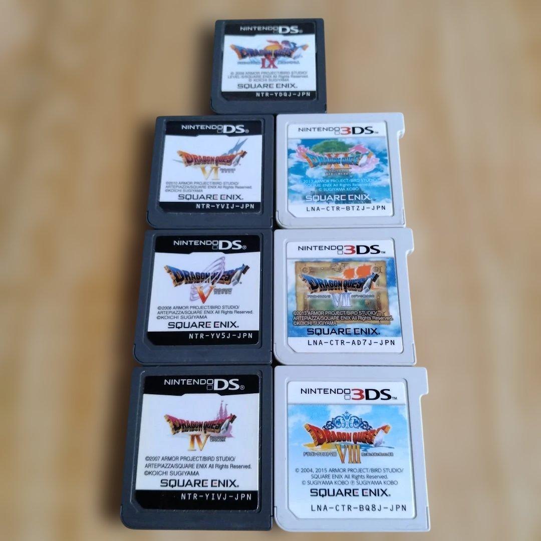 ドラゴンクエストIV V VI VIII VII IX XI ソフト7本セット