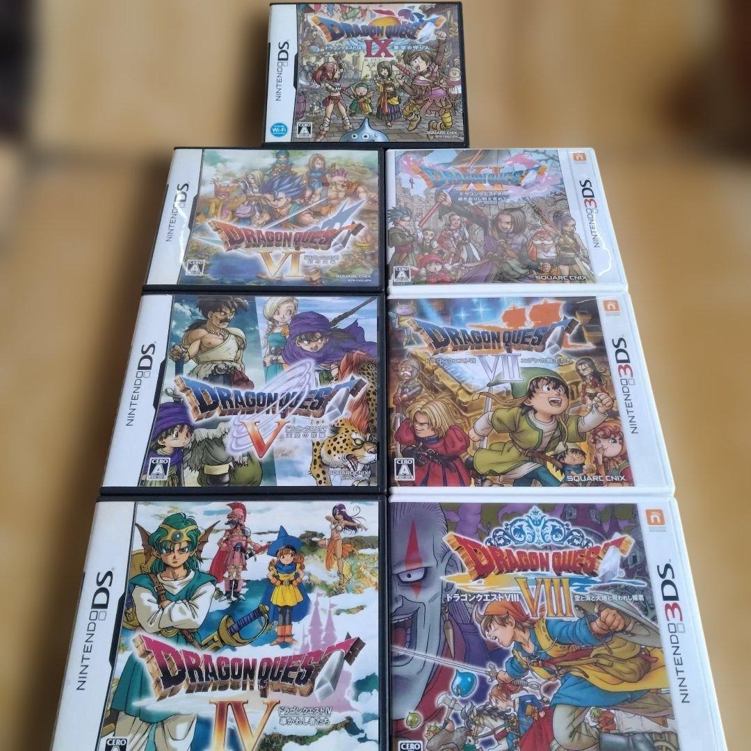 ドラゴンクエストIV V VI VIII VII IX XI ソフト7本セット