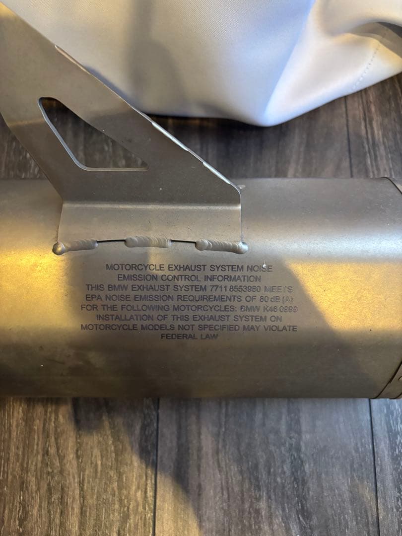  S1000RR 純正オプションAKRAPOVIC マフラー