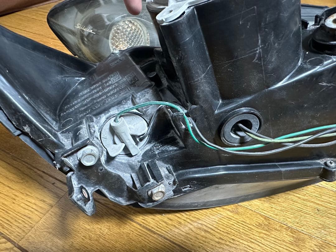 希少!! シルビアs15 純正 ヘッドライト左右 車検用 リペア 予備